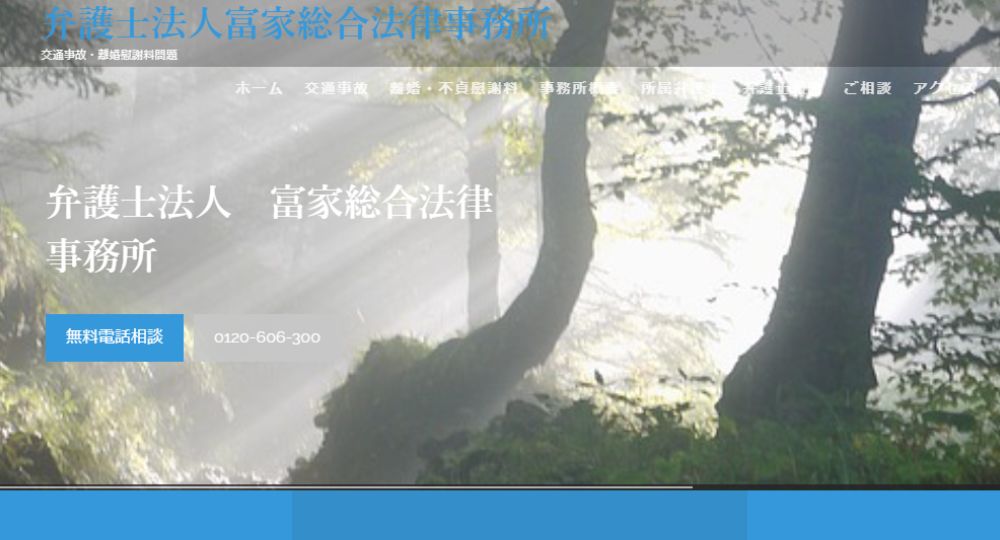 港区の法律事務所富家総合法律事務所｜東京 品川 の 弁護士｜交通事故｜離婚相談｜不倫・浮気